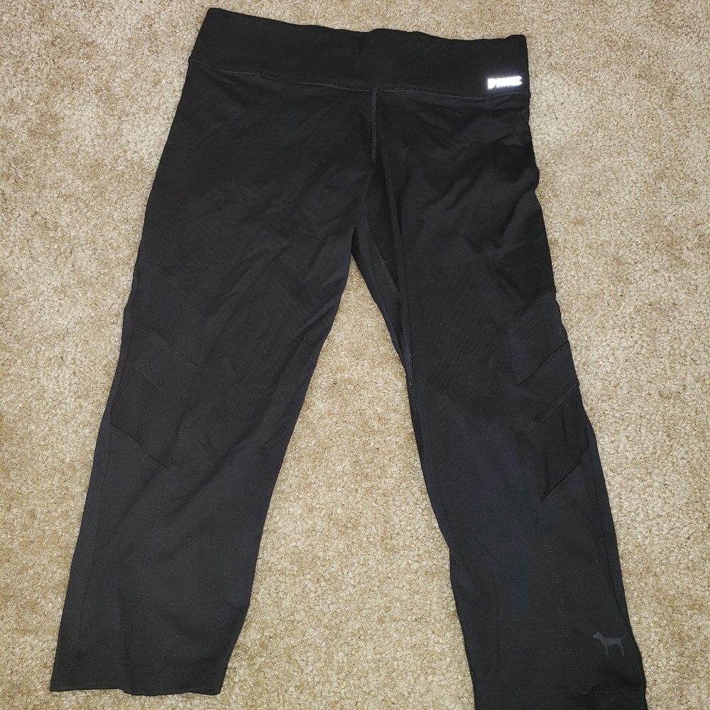 Victoria secret pink crop yoga pants